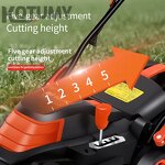 Electric Mower Manufacturer - Household Hand Pushed Small Weeding Machine 5 Heights Adjustment Lawn Trimmer Grass Cutting Tool