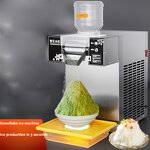 Snowflake Ice Machine Manufacturer - Korean Small Snow Continuous Cooled Milk Mango Bingsu Shaver Smoothie Crusher 60KG/24h