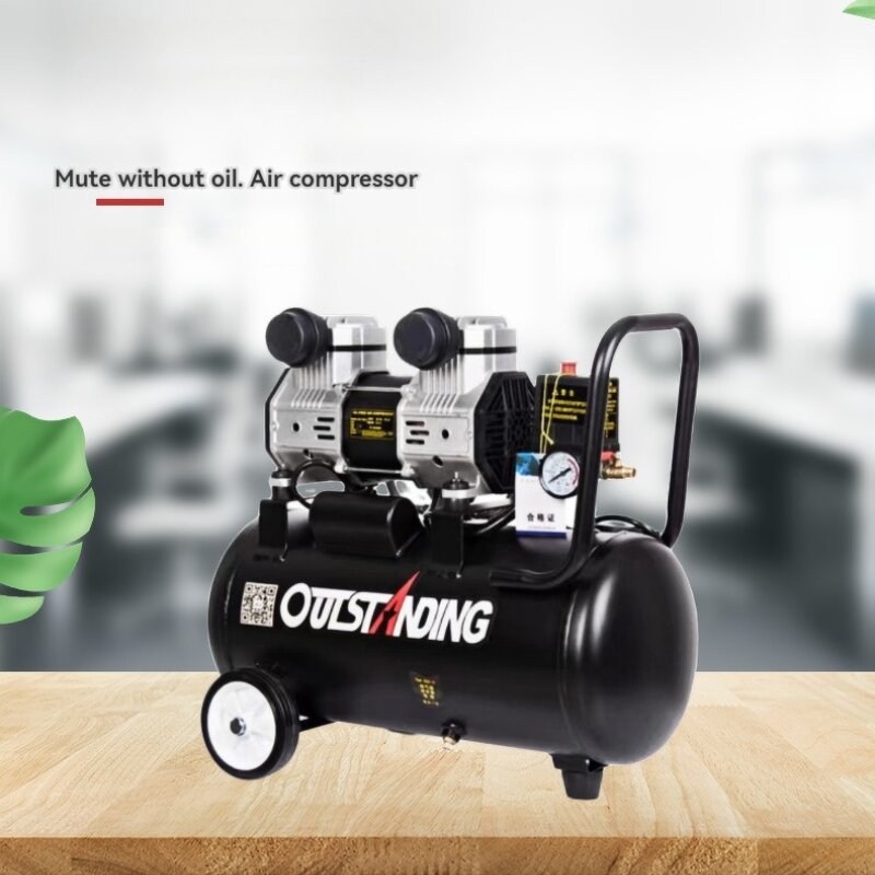 Air Compressor Manufacturer - Silent Oil-free Two-stage Spray Paint Air Pump