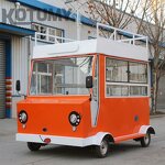 Electric Food Truck Manufacturer - Mobile Shop Four Wheel Shaved Ice Cart Coffee Cart