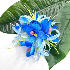 Orchid Lily Hair Clip Manufacturer - 8 Colors Available Artificial Floral Flower Hair Accessories Dance Party Wedding Jewelry Fast Delivery