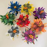 Spiderlily Hibiscus Hair Clip Manufacturer - Foam Floral Accessories Artificial Island Tiara Frangipani Hibiscus Dance Party Graduation Wedding