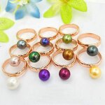 5mm Bamboo Pearl Ring Manufacturer - 15 Different CZ Stones 9 Different Sizes Rose Gold Silver Color All Available Guam Hawaiian Jewelry