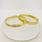 7mm Motivate Bangle Bracelet Manufacturer - Personalized Motto Proverbs Admonition Name Any Language Icons All Can Be Engraved Jewelry
