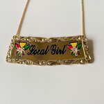 Large Customize Name Plate Necklace Manufacturer - Hawaiian Samoan Polynesian Jewelry Anniversary Birthday Gift with 5mm Rope Chain