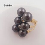 6 Pearl Ring Manufacturer - 15 Different Colors Adjustable Sizes Shell Pearl All Colors Available Ready to Ship Guam Hawaiian Jewelry