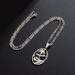 No Tarnish Stainless Steel Pendant Necklace Manufacturer - Guam Name Plate Necklace with Figaro Chains