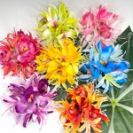 Orchid Lily Hair Clip Manufacturer - 8 Colors Available Artificial Floral Flower Hair Accessories Dance Party Wedding Jewelry Fast Delivery