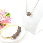 Jade Beads Bracelet Necklace Set Manufacturer - Wired Bracelet with Turtle Hawaiian Honu Different Sizes Colors Available Ready to Ship