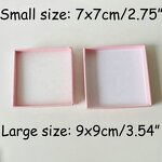 Custom Logo Cardboard Jewelry Gift Box Manufacturer - Pink Box Necklace Bangle Package Drawer Paper Box with White Foam Jewelry Packaging