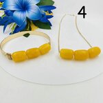 Agate Bangle Jade Bracelet and Necklace Set Manufacturer - Wired Bracelet with Turtle Hawaiian Honu Detail Different Sizes Ready to Ship