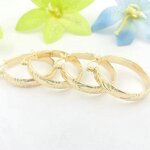 Bamboo Hoop Earrings Manufacturer - 5mm Wide Bamboo Wire 30mm Hoop Ready to Ship Hawaiian Guam Jewelry