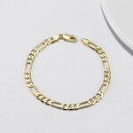 S925 Sterling Silver Figaro Chain Hand Bracelet Manufacturer - Wholesale Gift for Women Kid Party Birthday
