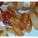 Natural Red Jade Bangle Manufacturer - Large US Size7.5-9 Indian Agate Stone Gemstone Width Healing Crystal Bracelet Best Gift for Woman Man