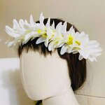 Cloth Lily Flowers Headleis Manufacturer - Artificial Tropical Flower Island Frangipani Tiare Hibiscus Pin Comb Headband Dancing Party Accessories
