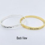 Personalize Engrave Name CZ Bracelet Manufacturer - 6 Size Couple Wedding Engagement Relationship Birthday Graduation Gift Bangle Jewelry