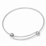 Women Adjustable Stainless Steel Wire Bracelet Manufacturer