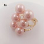 6 Pearl Ring Manufacturer - 15 Different Colors Adjustable Sizes Shell Pearl All Colors Available Ready to Ship Guam Hawaiian Jewelry