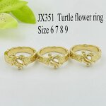 Turtle Ring Manufacturer - Islander Jewelry Gold Silver Rose Gold Size 6 7 8 9 Ready to Ship Bijoux Hawaen
