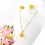 Jade Set Necklace with Stud Earring Manufacturer - Hawaii Samoa Guam Jewelry Wholesale Best Gift for Mom Mother's Day