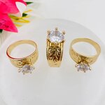 Diamond Ring Manufacturer - 6 Sizes All Ready to Ship 12mm Wide Ring with 8mm Big CZ Stone Hawaiian Plumeria Ring Samoan Jewelry