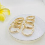 Scroll Design Hoop Earrings Manufacturer - 5mm Wide 25mm and 30mm Hoop Ready to Ship Hawaiian Guam Polynesian Jewelry for Women Girl