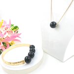 Jade Beads Bracelet Necklace Set Manufacturer - Wired Bracelet with Turtle Hawaiian Honu Different Sizes Colors Available Ready to Ship