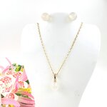 Jade Set Necklace with Stud Earring Manufacturer - Hawaii Samoa Guam Jewelry Wholesale Best Gift for Mom Mother's Day