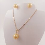 Stud Earring Pendant Pearl Set Manufacturer - Rainbow Colorful Black Light Pink Coffee Brown White Purple Silver Green Yellow Black Dark Grey