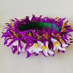 Silk Spider Lily with Orchid Headband Manufacturer - 63CM Haku Hawaiian Dance Party Hula Girl Headwear Wedding for Aloha Tahiti Flower Crown