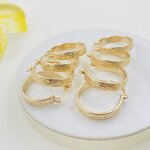 Scroll Design Hoop Earrings Manufacturer - 5mm Wide 25mm and 30mm Hoop Ready to Ship Hawaiian Guam Polynesian Jewelry for Women Girl