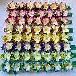 Plumeria Foam Flower Headband Manufacturer - Tropical Leaves for Hula Dance Wedding Party Graduation Island Girl Head Accessories