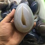 Agate Geode Eggs Manufacturer - Wholesale Natural Quartz Crystal Stone Carving Dinosaur Eggs for Home Decoration