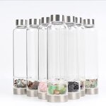Black Obsidian Quartz Drink Bottle Manufacturer - Wholesale Crystal Infuse Water