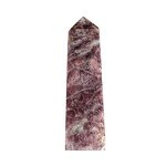 Lepidolite Crystal Pillar Manufacturer - Natural Single-Pointed Four-Sided Carved From Rough Stone Polished Raw