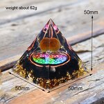 Crystal Pyramid Manufacturer - Wholesale 5cm Healing Seven Chakra Orgone for Room Decoration