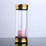 Crystals Infused Drinking Water Bottle Manufacturer - Mixed Rose Gold Energy for Gifts