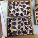 Amethyst Crystal Cluster Manufacturer - Wholesale Natural Raw Gemstone Healing Stones for Home Office Ornament with Box