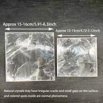 Gypsum Crystal Slab Manufacturer - Natural Transparent 15cm Mineral Specimen for Science Education