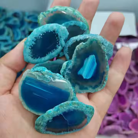 Agate Gemstone Slice Manufacturer - Wholesale Crystal Healing Shaped Brazil Customized Logo for Home Decor Feng Shui