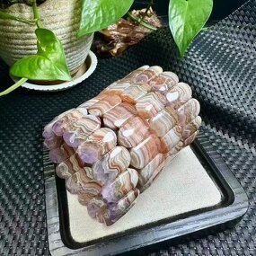 Amethyst Agate Hand Plates Manufacturer - Directly Sourced Natural Uniquely Textured Hand-Polished for Craft Engraving