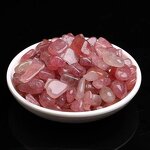 Red Strawberry Quartz Gravel Manufacturer - Wholesale Natural Demagnetization Purification for Fish Tank Potted Plant Decoration