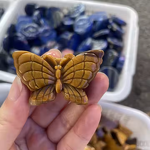 Crystal Butterfly Craft Manufacturer - Wholesale Natural Tiger Eye Stone Feng Shui Polished Quartz for Decorative Healing