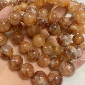 Brazilian Fish Maw Bracelet Manufacturer - DIY Natural with Large Beads Koi Full Color Fulla Cow Blood Jade Business Gift