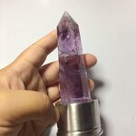 Amethyst Crystal Point Healing Water Bottle Manufacturer - Natural Obelisk Wand Quartz Glass Gemstone
