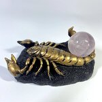 Crystal Ball Resin Crafts Manufacturer - Scorpion Ornaments for Furniture Desktop Office Small Scorpion Base