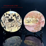 Picture Jasper Slice Manufacturer - Wholesale Hand Carved Natural Crystal Crafts for Home Decoration Gifts Mascot