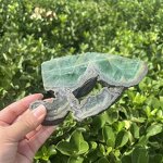 Fluorite & Iron Ore Ornament Manufacturer - Natural Symbiosis Desktop Decoration with Mascot Theme