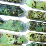 Prehnite Single-Terminated Crystal Prism Manufacturer - Natural Raw Polished Hexagonal for Home Decoration Feng Shui Souvenir