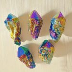 Electroplated Pineapple Backbone Quartz Crystal Manufacturer - Natural Rainbow Home Desktop Decoration